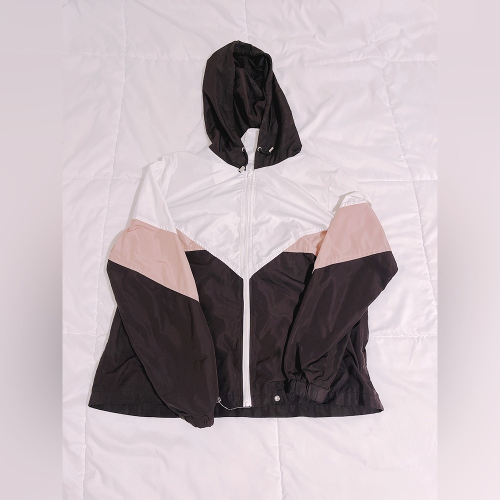 Tri-colored Windbreaker
